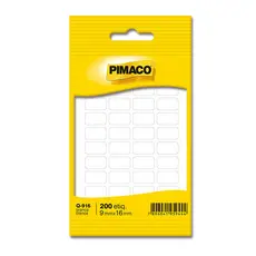 Etiqueta adesiva Q-916 retangular branca Pimaco