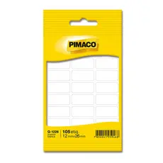 Etiqueta adesiva Q-1226 retangular branca Pimaco
