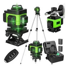 12/16 Linhas Nível a Laser Ajustável Nível 360 ° Medição Da Linha De Ferramentas Rotativas De Auto-Nivelamento Interno