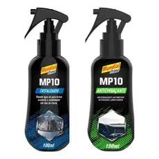 Kit Cristalizador + Antiembaçante de Parabrisa Carro Vidros Janelas Box