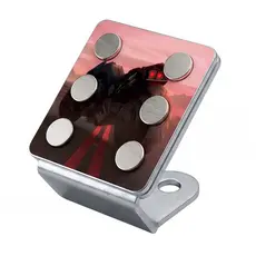 Suporte Celular Magnético 6 Imãs Moto Forte Seguro Universal Alta Velocidade