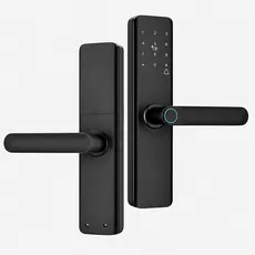 Fechadura Digital com Impressão Digital Senha Cartão Campainha Auto Lock Porta