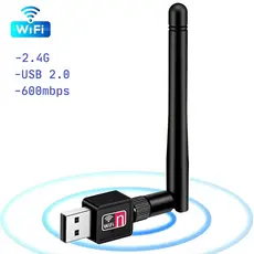 Antena Wi-fi Adaptador Receptor 600mb/s Usb Pc Notebook