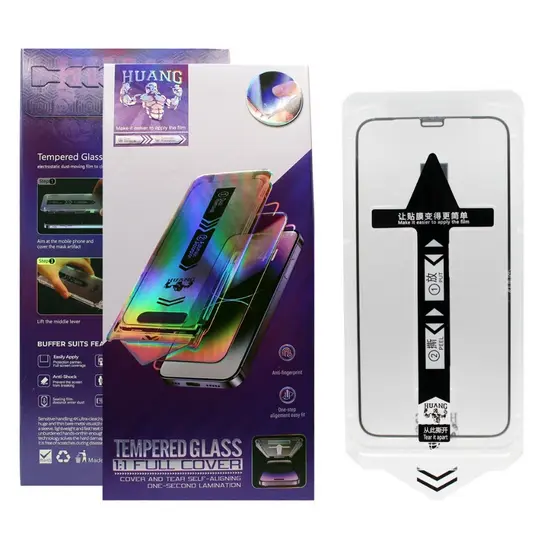 Película Premium Huang Magic Box Full Cover Brilho HD iPhone 17 16 15 14 13 12 11