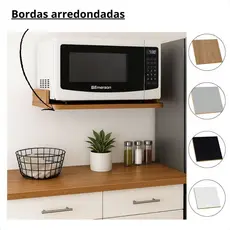 Suporte Para Microondas Forno Elétrico Bordas Arredondadas