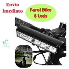 Farol Bike 6 Leds Tg3 18.000 Lumens Melhor Q Newboler Profissional