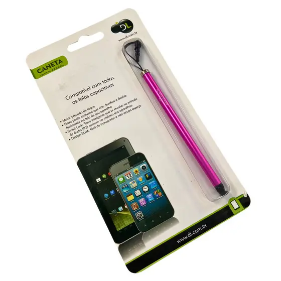 Caneta DL Touch Screen Alta Precisão Smart Lock - Pink