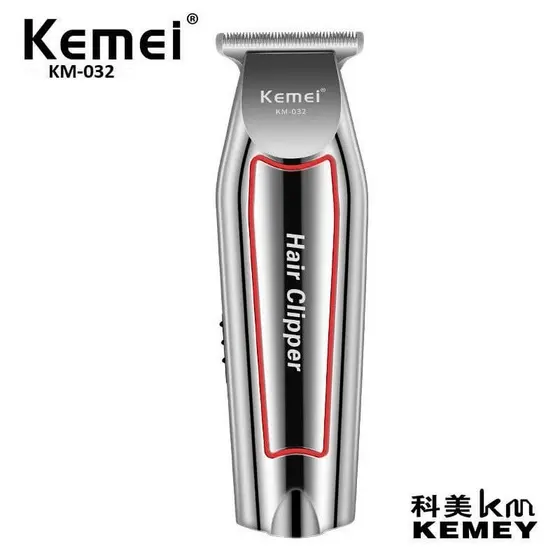 Máquina Cortar Kemei Acabamento Profissional Sem Fio KM-032 220v