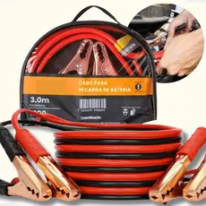 Cabo Chupeta Carregador Bateria 800-1000amp Carro Caminhao Moto 2.5m envio rápido