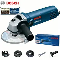 Esmerilhadeira Lixadeira Angular GWS6-100 980W 110v/220v 11000rpm+Caixa de papel Bosch