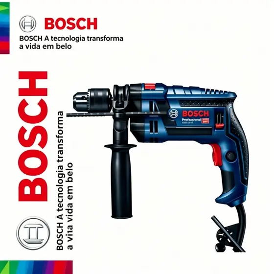 Original Bosch GSB 16 RE Furadeira de mpacto 1200W  Para Madeira, Metal e Alvenaria Envio Rápido