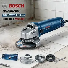 esmerilhadeira lixadeira bosch 110v GWS6-100 serra 1000W lixadeira 220V Angular esmerilhadeira Corte