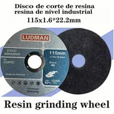 Disco De Corte Abrasivo De 4.5 " 115x1.6x22mm Para Metal Inox BRAMAR Alemar Roda Fino