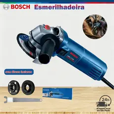 Esmerilhadeira angular industrial Bosch Alta potência para corte, polimento e desbaste, uso doméstico e industrial 220v
