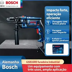 Original Bosch GSB 16 RE | 980W Potente | Furadeira + Parafusadeira | Multifuncional | Frete Rápido
