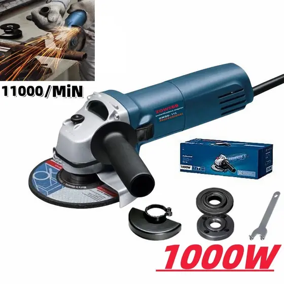 esmerilhadeira  angular  lixadeira Rebarbadora Elétrica lixadeira universal bosch  GWS6-115 980W 110V-220V