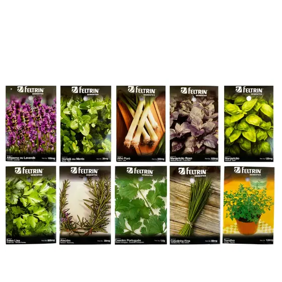 Sementes de Temperos e Ervas - Monte sua Horta! Feltrin e Semear Shop