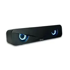 Caixa De Som Para Tv Smart Soundbar Subwoofer Pc Rgb Usb P2
