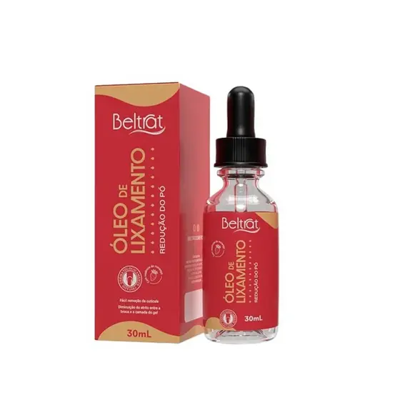 Óleo De Lixamento De Unhas 30ml Beltrat Cor Morango