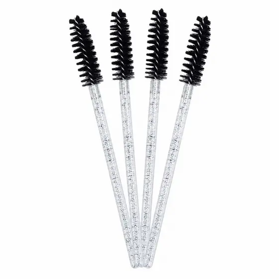 Kit 4 Escovinhas De Cílios Sobrancelha Extensão e Alongamento Descartável