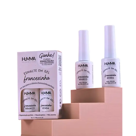 Kit Francesinha Humma Esmaltação em Gel