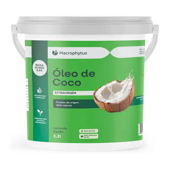 Óleo de Coco Extravirgem 3,2l