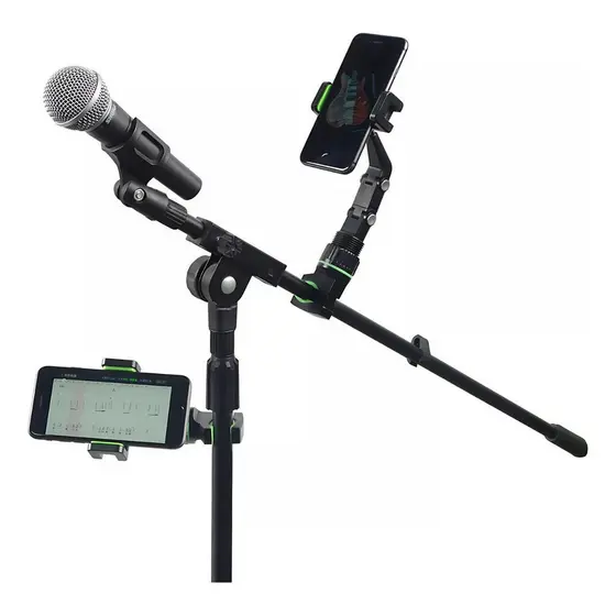 Suporte De Celular Clips para Pedestal Violão Partitura Microfone mesa retrovisor de carro