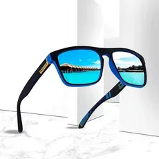 Óculos De Sol Polarizados Masculinos Espelho Esporte UV400 Condução Piloto Antirreflexo