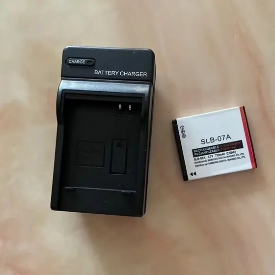 Carregador De Bateria Para Câmera digital Samsung SLB-07A PL150 ST500 ST550 ST600 ST45 ST50