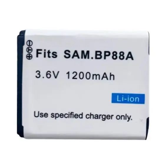 Adequado Para Carregador De Bateria De Câmera digital Samsung BP88A BP-88A DV200 DV300 DV300F