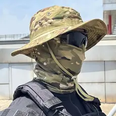 Mulheres Homens Caminhadas Pesca Boonie Chapéu Esporte Ao Ar Livre Sol Proteção UV Pescoço Rosto Balde Ajustável Bonés E
