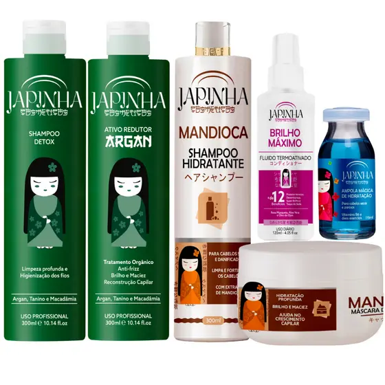 Kit Progressiva Sem Formol + Kit Pré e Pós Química - Reconstrução, Hidratação e Força Máxima!