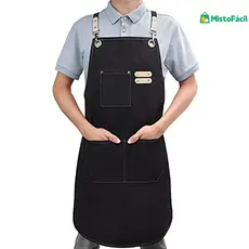Avental Impermeável com Bolso Prático - Ajustável para Cozinha Doméstica