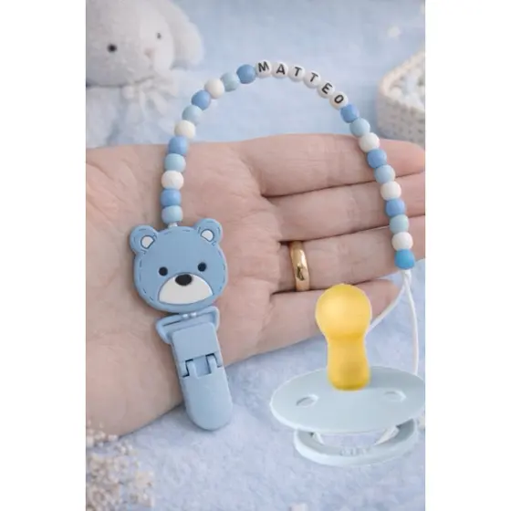 Prendedor de chupeta (bico)personalizado menina menino