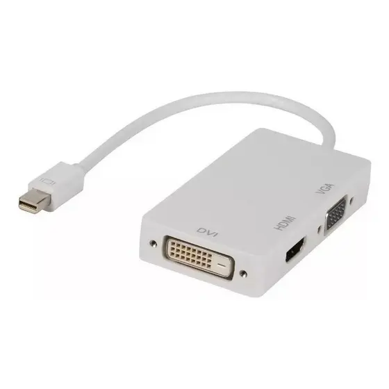 Cabo Adaptador Mac Thunderbolt/mini Displayport 3x1 Hdmi Vga