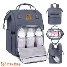 Mochila Maternidade Multifuncional - com Trocador, Bolsa Térmica e Impermeável - ColorBaby
