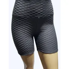Short meia coxa disfarça celulites bolha suplex Cinza