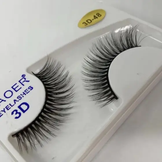 Par De Cílios Postiços 3D Sintéticos LashBeauty Ou Jiaoer Lash Longos E Volumosos Variações