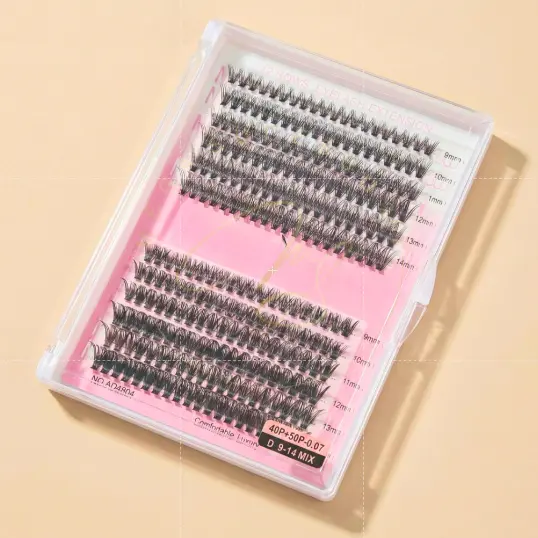 Cílios Tufo LASH BEAUTIFUL  9-14mm 20P 30P 40P 50P 60P 80P Volume Russo Profissional