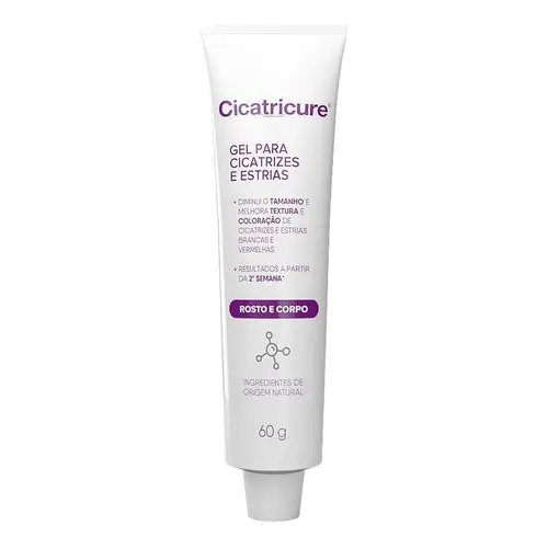 Gel Para Cicatrizes E Estrias Caixa 60g Cicatricure