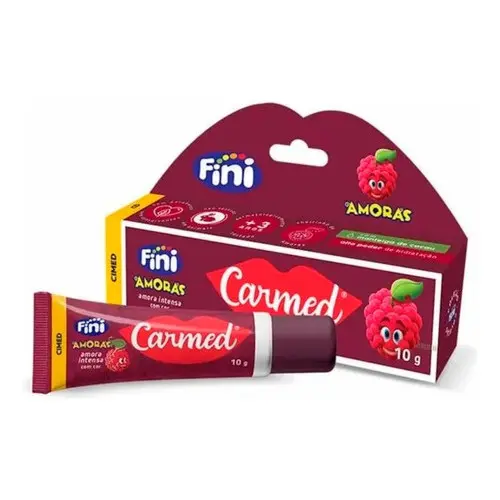 Hidratante Labial Carmed Fini Amora Intensa Com Cor 10g