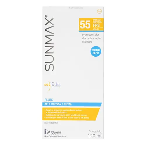 Protetor Solar Sunmax Toque Seco 55fps 120ml