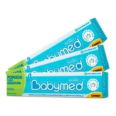 Cimed Babymed Kit 3 Pomadas Para Prevenção De Assaduras Azul