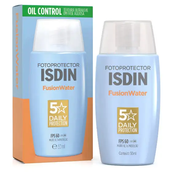 ISDIN Prot. Solar Fac Fusion Water5 Stars Sem Cor FPS60 50ml