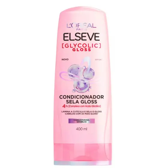 Condicionador L`oréal Paris Elseve Glycolic Gloss 400ml