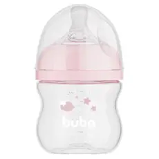 Mamadeira Buba Easy Flow 120ml Rosa Elefante Anticólica