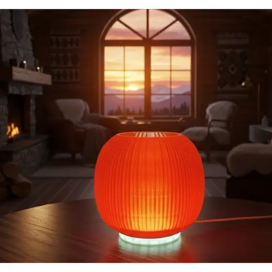 Abajur  Luminária De Mesa Sala Com Flor Orquídea Escritorio e Quarto Lampada Led Quarto Casa Criança