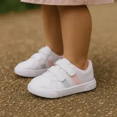 Tênis Infantil Menina Conforto Colorido Feminino Escolar Casual Calce Fácil Dia a Dia