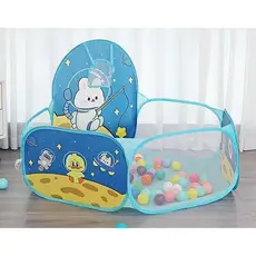 Crianças Ocean Polka Dot Play Tent Doraemon Tenda Lata De Bola De Basquetebol Para Bebês De Interior