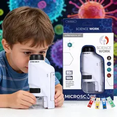 Microscópio De Mão Portátil Com Zoom 60X-180X Para Plantas Infantis